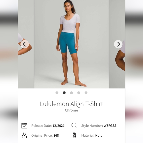 Lululemon Align T-Shirt Size 6 - Picture 5 of 8
